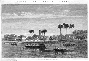 Dutch Colonial Architecture Stampe: Suriname Parammaribo
