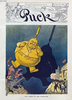 Political Satire Artwork Stampe: The swing of the pendulum