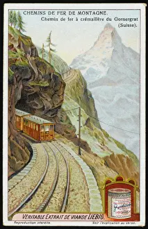 Svizzera Stampe: Caverta Vala Montagna Svizzera