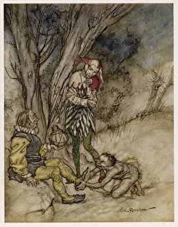 Rackham Illustrations Stampe: Tempest / Rackham / Act2Sce2