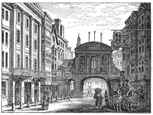 Temple Bar London Stampe: Temple Bar & Devil Tavern