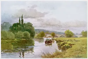 Inghilterra Stampe: Fiume Thames / Wallsford 1910