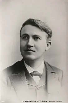 American Inventor History Stampe: Thomas A. Edison