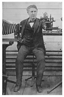 Thomas Edison Biography Stampe: Thomas Edison / Scribners