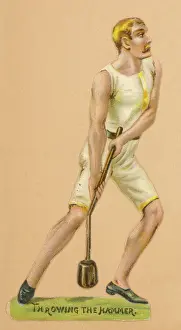 Historical Sports Illustrations Stampe: Throwing the Hammer