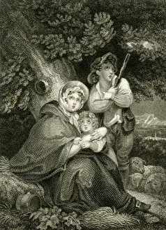Stormy Weather Illustration Stampe: The Thunder Storm
