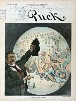 Puck Magazine Cartoons Stampe: A timely exposure
