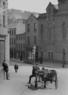 Horse Drawn Vehicle Images Stampe: Town Hall, Downpatrick