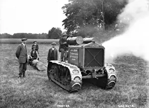 Early 20th Century Farming Stampe: Tractor