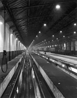 Heinz Zinram Photography Stampe: Train Storage Yard