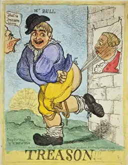 British Cartoons Stampe: Treason