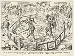 Knights In Combat Stampe: Trial by Combat
