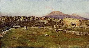 Archaeological Site In Italy Stampe: Triangular Forum-Pompeii