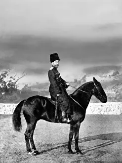 Historical Russian Royalty Stampe: The Tsar as a Cossack