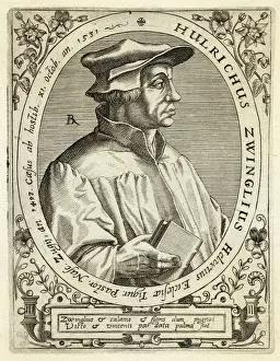 Martin Lutero Stampe: Ulrico Zwinglio