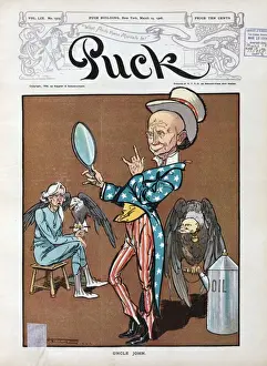 Puck Magazine Cartoons Online Stampe: Uncle John