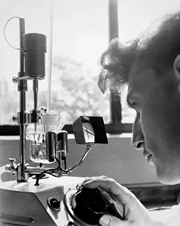 Scientist At Work Stampe: Using Instrument 1962