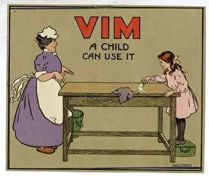 Victorian Era Advertising Stampe: Vim advertising insert