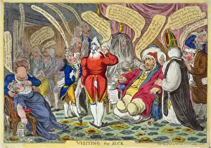 Regency Era Art Prints Stampe: Visiting the sick