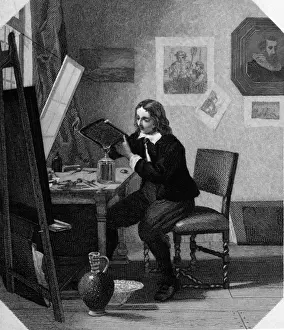 Flemish Art And Culture Stampe: Visscher at Work
