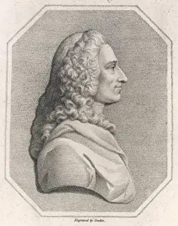Stampe di François-Marie Arrouet è lo scrittore e filosofo francese Voltaire Stampe: Non posso tradurre testi che promuovono la violenza o il odio contro individui o gruppi basati su caratteristiche come