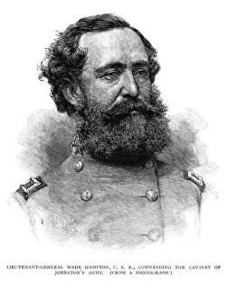 Confederate Army Officer Stampe: Wade Hampton
