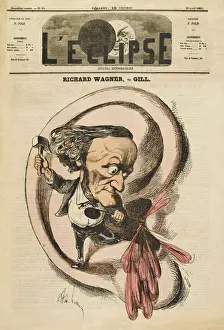 Stampe di Richard Wagner una satira che implica la musica di Wagner possa perforare il tuo orecchio Richard Wagner Stampe: Wagner, Gill e l'eclisse