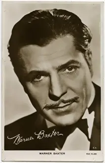 Vintage Hollywood Actors Stampe: Warner Baxter