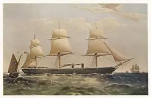 Ironclad Warship Stampe: Warrior (Dutton)
