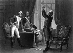 Revolutionary War Era Images Stampe: Washington Despatch