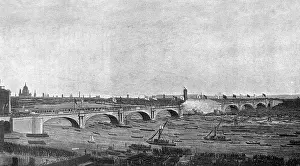 Waterloo Bridge History Stampe: Waterloo Bridge Opened