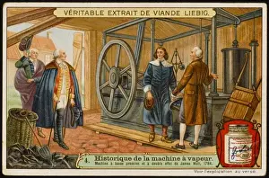 James Watt Steam Engine Stampe: Watts Engine