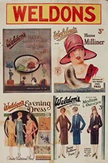 Vintage Millinery Designs Stampe: Weldons clothing patterns