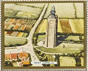 Dutch Lighthouses Stampe: West Capelle Lighthouse