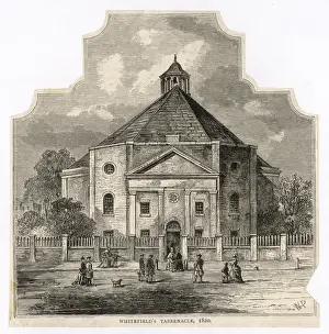Georgian Architecture In London Stampe: Whitefields Tabernacle