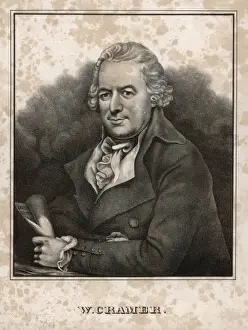 18th Century Musician Stampe: Wilhelm Cramer