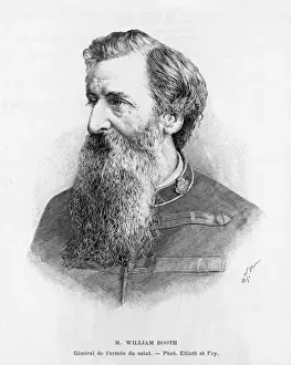 Stampe di Generale William Booth capo religioso inglese e fondatore dell'Arma della Salvezza William Booth Stampe: Giovanni William Booth / Incisione