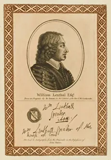 English Statesman Stampe: William Lenthall