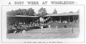 Vintage Wimbledon Images Stampe: Wimbledon Doubles