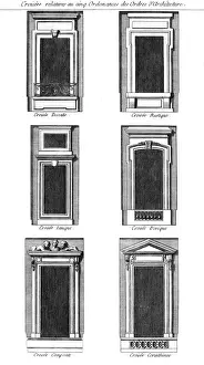 Classical Greek Architecture Stampe: Windows / Classical Orders