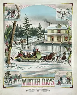 Winter Landscapes Stampe: Winter days