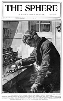Early Wireless Technology Stampe: A wireless operator