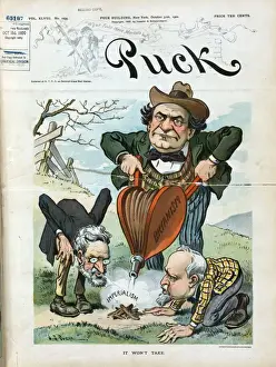 William Jennings Bryan Cartoon Stampe: It won t take
