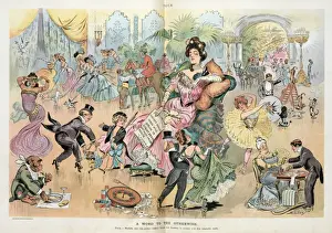 Puck Magazine Cartoons Online Stampe: A word to the otherwise