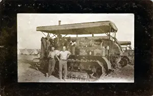 Vintage Traction Engines Stampe: World War One Traction Engine