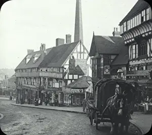 Timbered Buildings England Stampe: Wyle cop