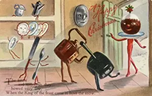 Victorian Christmas Stampe: Xmas Pudding