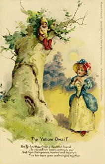 Nursery Rhyme Characters Stampe: The Yellow Dwarf