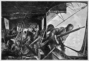 WWI Aerial Warfare Stampe: Zeppelin Interior 1