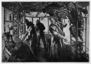 WWI Aerial Warfare Stampe: Zeppelin Interior 2